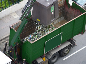 camion recyclage verre