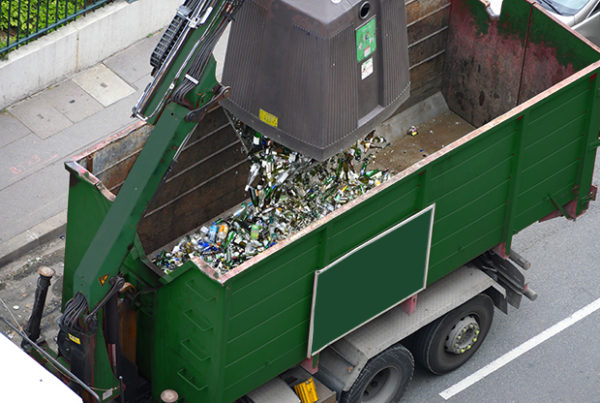 camion recyclage verre
