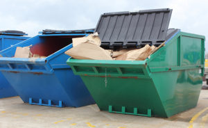 Industrial waste skips